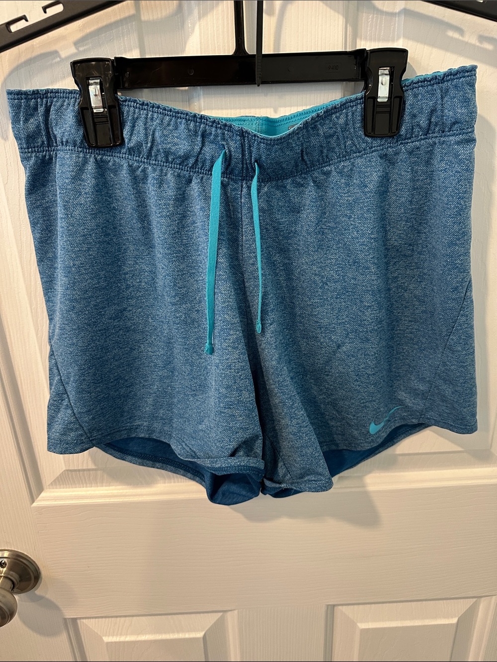 Nike Women’s Heather Teal Drawstring Athletic Shorts